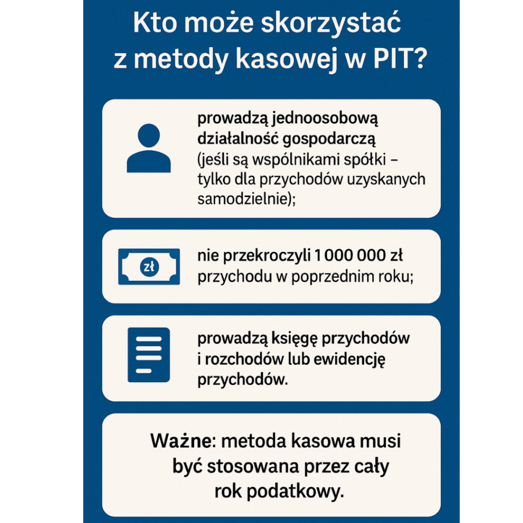 metoda kasowa w pit